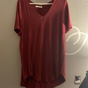 Maroon blouse